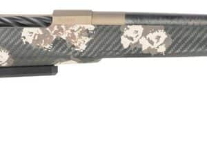 Fierce Firearms  CT Rival XP 2.0 25 Creedmoor 20" Carbon Fiber Threaded Barrel, Smoked Bronze Cerakote Titanium Drilled & Tapped Receiver, Integral Rail Forend, Desert Shadow Camo Adj Comb Carbon Fibe