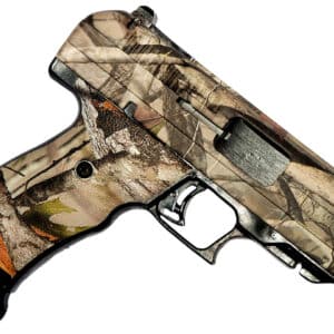 Hi-Point 34010WC JCP 40 S&W 10+1, 4.50" Black Steel Barrel, Hydro-Dipped Woodland Camo Serrated Steel Slide, Hydro-Dipped Woodland Camo Polymer Frame w/Picatinny Rail & Grip