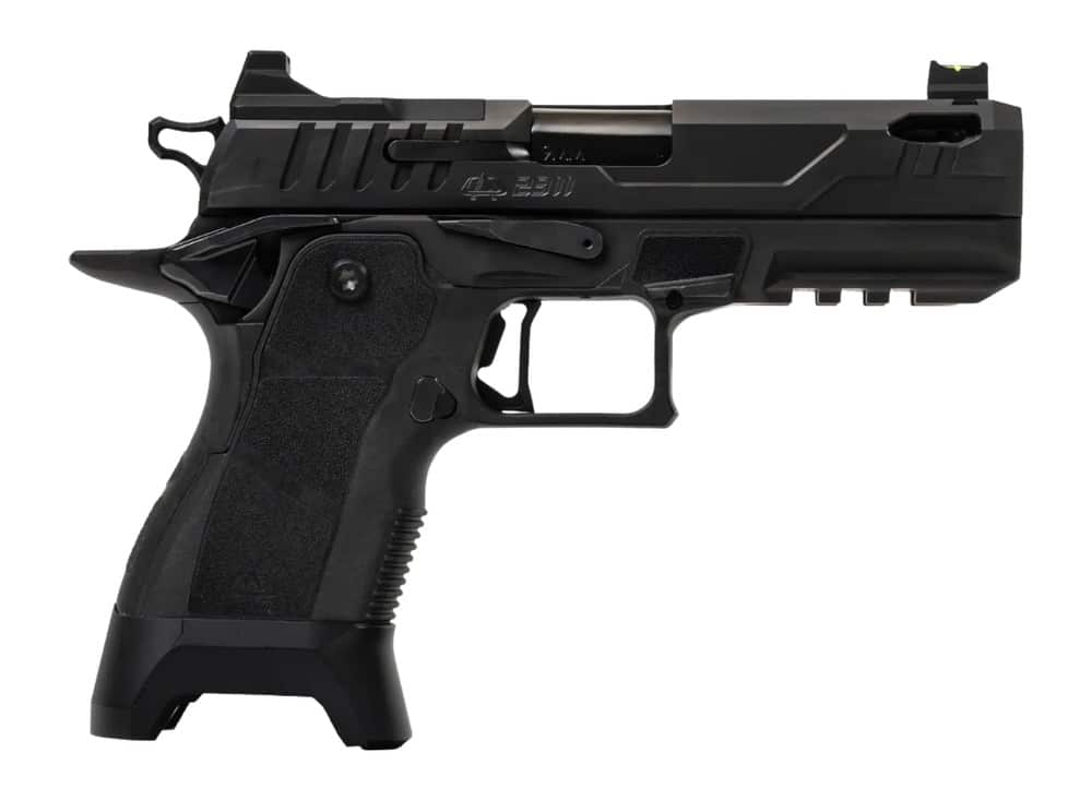 Oa Defense 2311 Pro w/Plus Kit Compact Frame 9mm Luger 17+1 4.25" Black DLC Black Steel Optic Ready/Serrated Slide, Black Aluminum Frame w/Picatinny Rail, Black Polymer Grip, Ambidextrous
