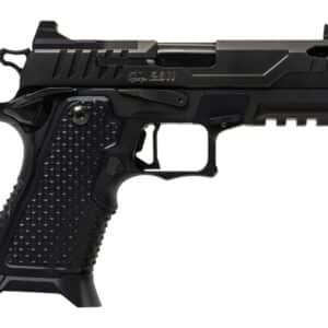 Oa Defense 2311 Pro Elite Compact Frame 9mm Luger 21+1 4.25" Ported Barrel, DLC Black Steel Optic Ready/Serrated Slide, Black Aluminum Frame w/Picatinny Rail, Black Aluminum Grip, Ambidextrous
