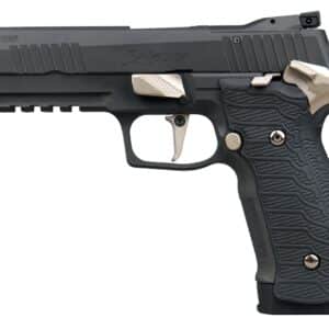 Sig Sauer 226X59NMRSAO P226 XFive Nightmare Full Size Frame 9mm Luger 20+1 5" Bull Barrel, Black Nitron Stainless Steel Optic Ready/Serrated Slide & Frame w/Beavertail & Picatinny Rail, Custom Hogue G