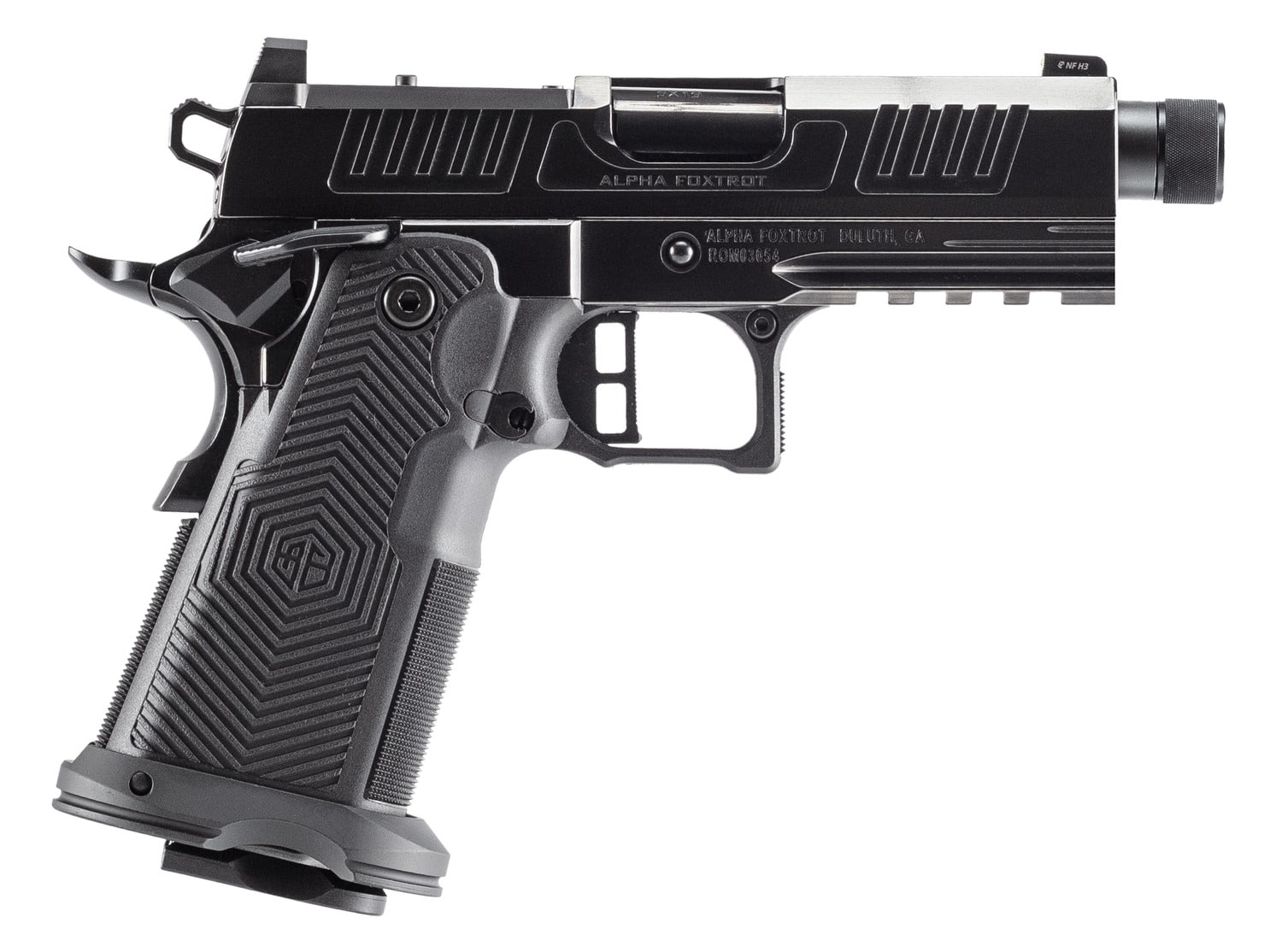Alpha Foxtrot AA39X1QIB-PDBK19 AF1911 Romulus 9mm Luger 3.50"