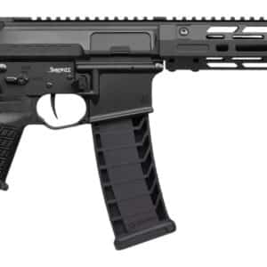 CMMG 94A68CD-AB Zeroed Banshee Mk4 9mm Luger 33+1 6.50" Black Nitride Threaded Barrel, Black Armor Cerakote Aluminum Receiver w/Picatinny Rail, M-LOK Handguard, Black Polymer CMMG RipBrace, CMMG Zeroe