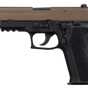 Sig Sauer E26R9BSSFBZ P226 Freedom Limited Edition Full Size 9mm Luger 15+1 4.40" Black Carbon Steel Barrel, Bronze Cerakote w/Freedom Engraving Stainless Steel Serrated Slide, Black Anodized Aluminum
