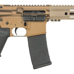 Shark Coast Tactical SCC07282SCAR-P Scarbog  5.56 NATO 30+1 10.50" Black Nitride Threaded Barrel, Aluminum Receiver w/Picatinny Rail, M-LOK Handguard, Polymer SB Tactical SBA3 Brace, Polymer Grip