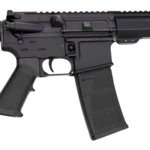 Andro Corp Industries 556103HB ACI-15 Halo 5.56 NATO 30+1 10.30" Black Nitride Threaded Barrel, Black Anodized Aluminum Receiver w/Picatinny Rail, M-LOK Handguard, Black Polymer SBA3 Pistol Brace, A2