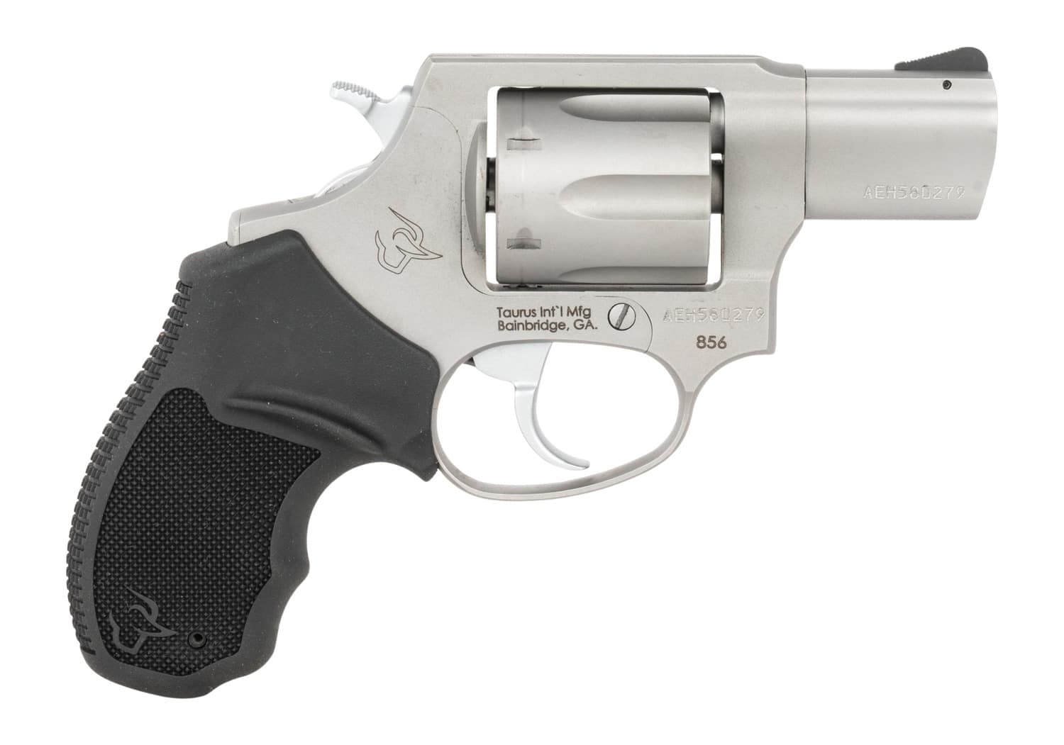 Taurus 2-85629-CK2 856 Small 38 Special +P 6 Shot 2" Matte Stainless Steel Barrel, Cylinder & Frame, Transfer Bar Safety, Exposed Hammer