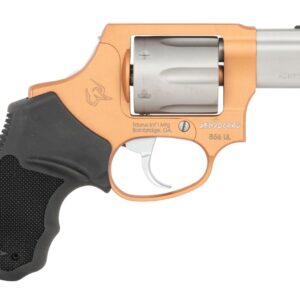 Taurus 2-85629ULC22CH 856 Ultra-Lite Small 38 Special +P 6 Shot 2" Matte Stainless Barrel & Cylinder, Copper Cerakote Aluminum Frame, Black Ribber Grip, Transfer Bar, Safety Concealed Hammer