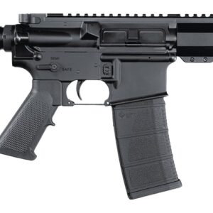 Andro Corp Industries 5568CBMPS ACI-15 CQB 5.56 NATO 30+1 8" Black Nitride Threaded Barrel, Black Anodized Aluminum Receiver w/Picatinny Rail, M-LOK Handguard, Black Polymer SBA3 Pistol Brace, A2 Grip