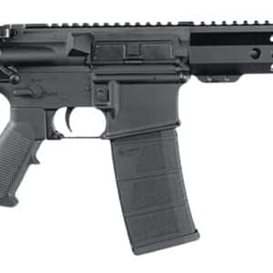 Andro Corp Industries 30010HBMPS ACI-15 Halo 300 Blackout 30+1 10" Black Nitride Threaded Barrel, Black Anodized Aluminum Receiver w/Picatinny Rail, M-LOK Handguard, Black Polymer SBA3 Pistol Brace, A