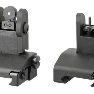 JE MACHINE TS-PS7B FLIP UP F/R SIGHTS POLY
