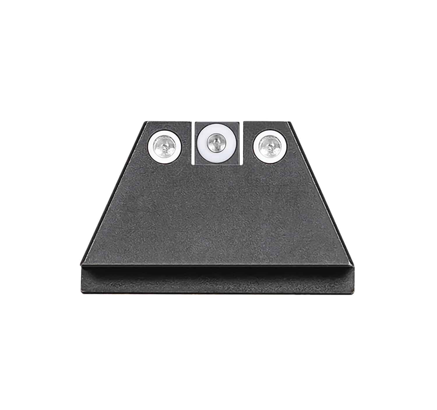 Night Fision GLK004003WGW Suppressor Height Sights For Glock Green Tritium White Outline Front Sight-Green Tritium White Outline Rear Sight Glock 17/17L/19