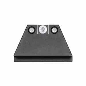 Night Fision GLK004003WGZ Suppressor Height Sights For Glock Green Tritium White Outline Front Sight-Green Tritium Black Outline Rear Sight Glock 17/17L/19