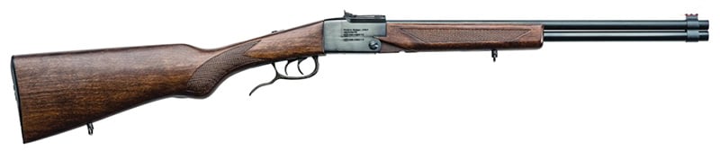 Double Badger 22WMR/410 19"Blue,Wood Stk