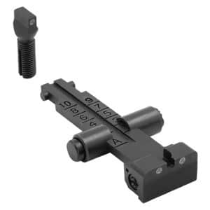 Meprolight USA 1331153101 Tru-Dot Self Illuminated AK/AKM Sight Black 3-Dot Green Front & Rear Sight Set for AK/AKM