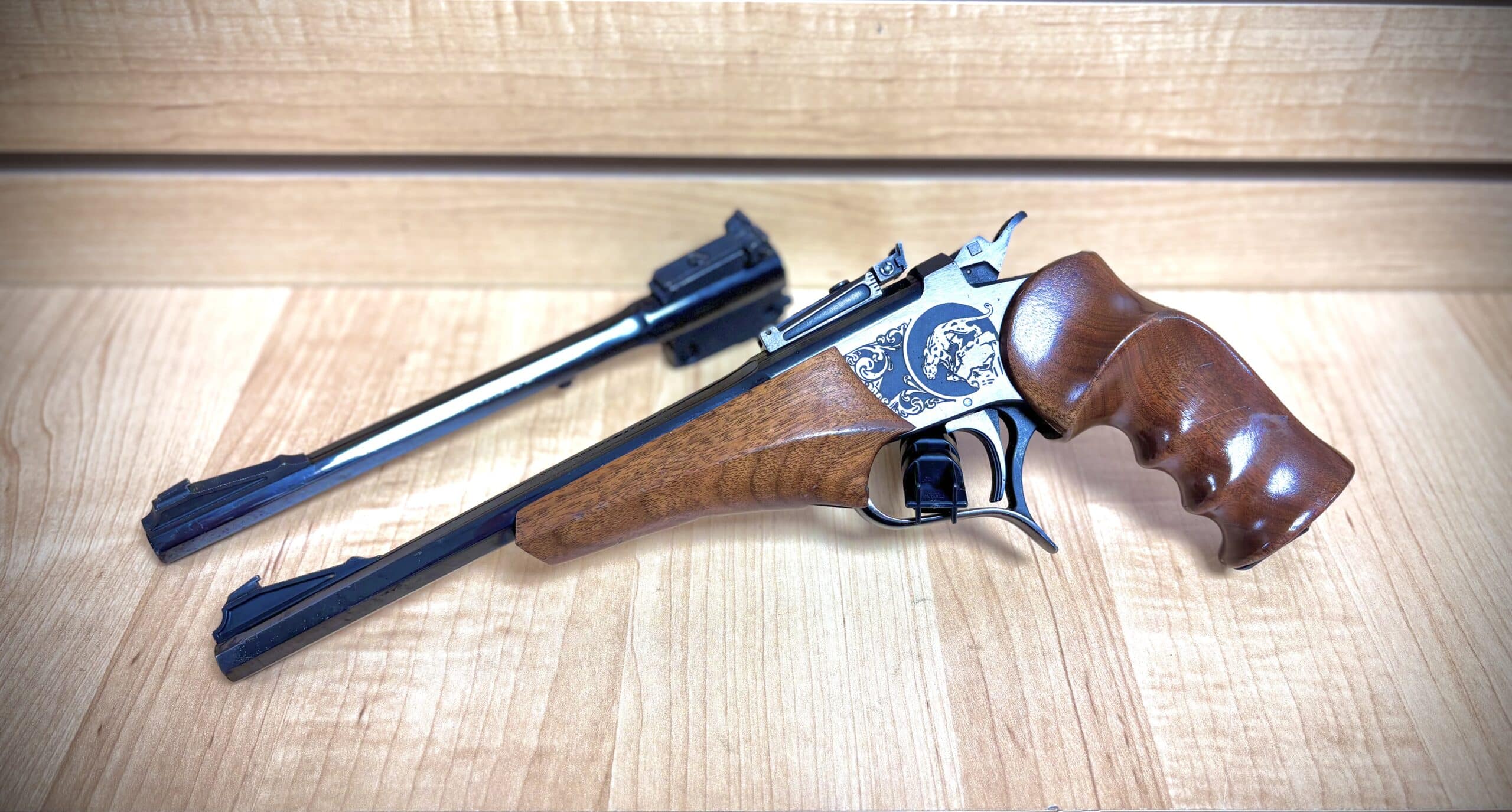 THOMPSON CONTENDER PISTOL, 2 BARRELS
