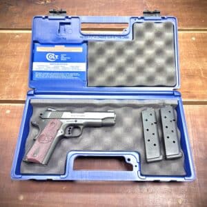 COLT COMBAT 45ACP WITH ORIGINAL BOX AND TWO MAGAZINES