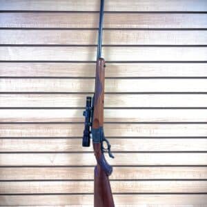 1971 RUGER NO.1 243 WITH LEUPOLD SCOPE.