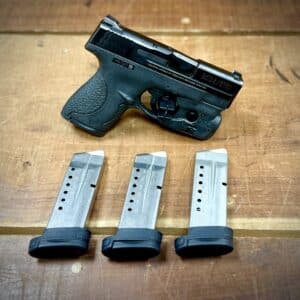 SMITH & WESSON 9 SHIELD WITH 4 MAGAZINES