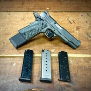 ROCK ISLAND ARMORY 45 ACP WITH FOUR MAGAZINES
