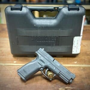 SPRINGFIELD ARMORY XD9 9MM PISTOL WITH CASE & TWO MAGS