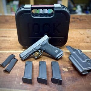 GLOCK 45 GEN 6 WITH HOLSTER, BOX & 4 MAGAZINES
