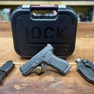 LIKE NEW GLOCK 43X MOS WITH BOX, HOLSTER & MAGS