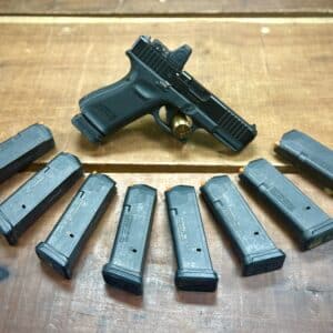 GLOCK 19 GEN 5 WITH TRIJICON RMR RED OPTIC & 9 MAGAZINES