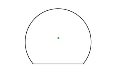 TRIJICON SRO 2.5 MOA GREEN DOT BLK - Image 4