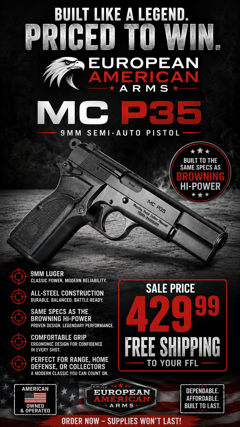 EAA MC P35 ON SALE NOW!!