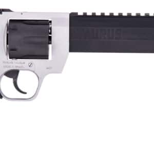 Taurus 2-440085RH Raging Hunter 44 Rem Mag 6rd 8.37" Black Stainless Steel Barrel Matte Black Oxide Cylinder Matte Stainless Steel Frame Black Rubber with Integrated Red Cushion Insert Grip