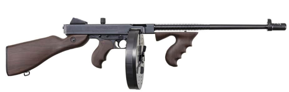 Thompson 1927A-1C LW Dlx 45ACP 18" Bl/Wd 20/100rd