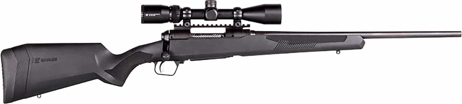 Savage Arms 57301 110 Apex Hunter XP 204 Ruger 4+1 20", Matte Black Metal, Synthetic Stock, Vortex Crossfire II 3-9x40mm Scope