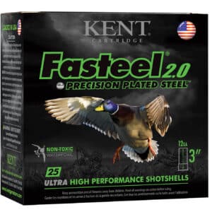 Kent Cartridge K123FS403 Fasteel 2.0 12 Gauge 3" 1 3/8 oz 3 Shot 25 Per Box/ 10 Case