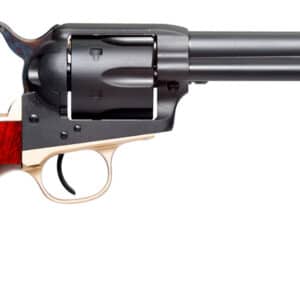 Taylors & Company 550429 Old Randall 357 Mag Caliber with 5.50" Barrel, 6rd Capacity Cylinder, Overall Matte Blued Finish Steel & Walnut Grip