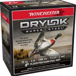 Winchester Ammo XSM1232 Drylok Super Steel Magnum 12Gauge 3" 1 3/8oz 2Shot 25 Per Box/10 Case