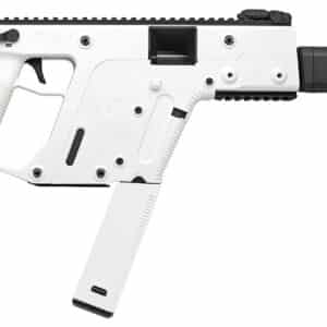 Kriss USA KV45CAP20 Vector CRB Gen2 45 ACP 30+1 16" Black Nitride Threaded Barrel, Alpine Cerakote Picatinny Rail Aluminum Receiver, Alpine White Synthetic 6 Position Stock Alpine Polymer Grip