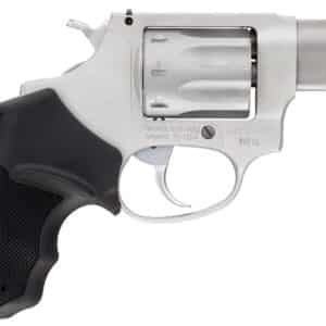 Taurus 2942029 942 22 LR 8rd 2" Barrel, Overall Matte Finish Stainless Steel & Finger Grooved Black Polymer Grip