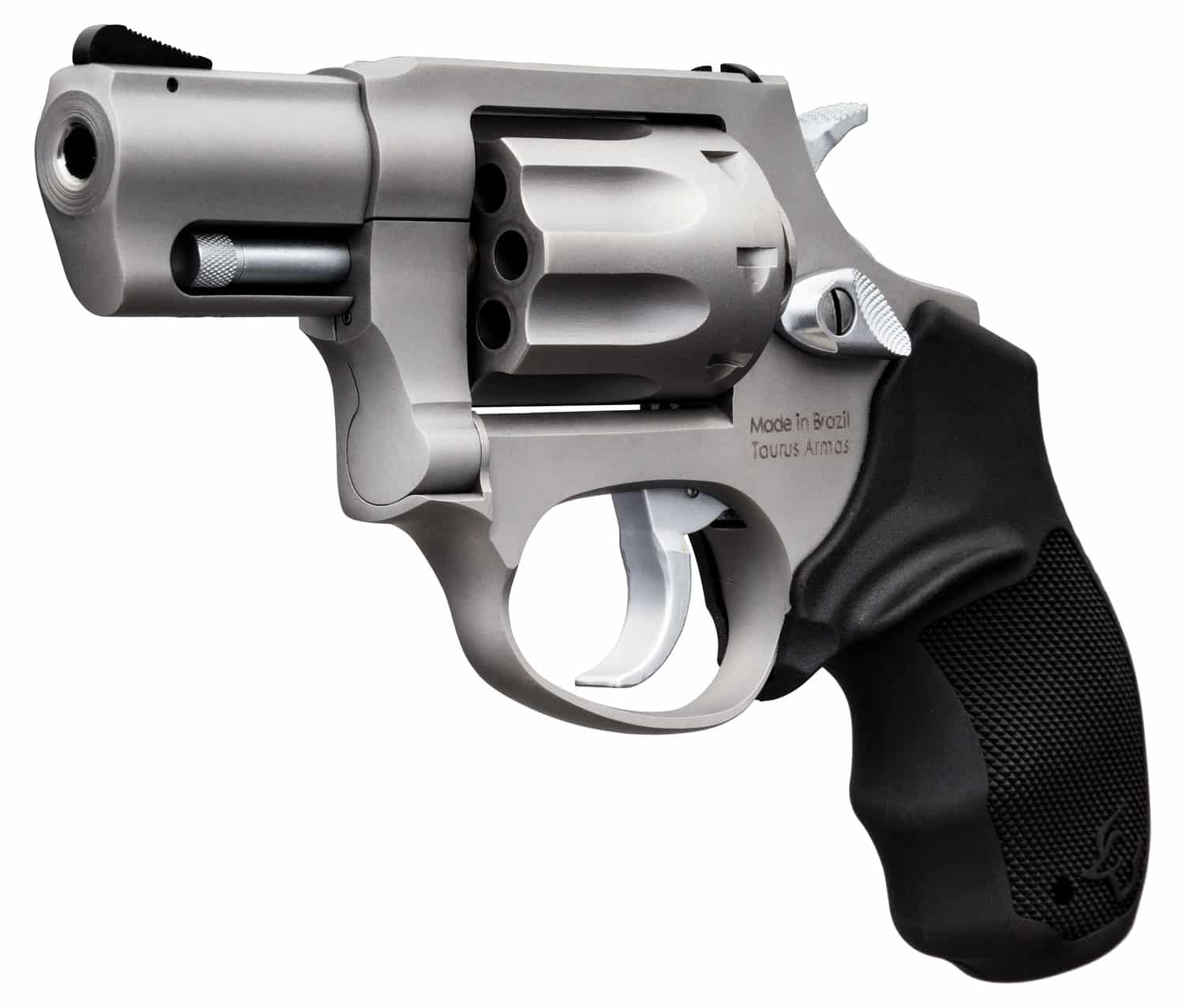 Taurus 2942M029UL 942 Ultra-Lite 22 WMR 8rd 2" Matte Stainless Finish Barrel, Matte Stainless Finish Cylinder, Stainless Anodized Finish Aluminum Frame & Finger Grooved Black Polymer Grip