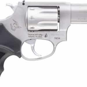 Taurus 2942M039 942 22 WMR 8rd 3" Barrel, Overall Matte Finish Stainless Steel & Finger Grooved Black Polymer Grip