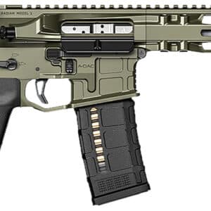Radian Weapons R0515 Model 1 Pistol 223 Wylde 30+1 10.50", OD Green Billet Rec/M-Lok Handguard, Smooth Buffer Tube (No Brace), Magpul Grip, Ambi Controls, Dead Air QD Flash Hider, Adj. Triggers