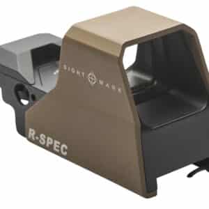 Sightmark SM26031DE Ultra Shot R-Spec Reflex Sight Dark Earth 1 x 33 mm x 24 mm 3 MOA Red/Green Dot/5 MOA Dot/50 MOA Circle Multi Reticle