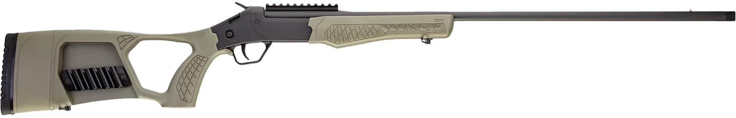 Rossi SSPTKY Tuffy Turkey 410 Gauge 1rd 3" 26" Alloy Steel Barrel & Receiver w/Matte Black Finish, Synthetic OD Green Fixed Thumbhole Stock w/Shell Holder (Youth)
