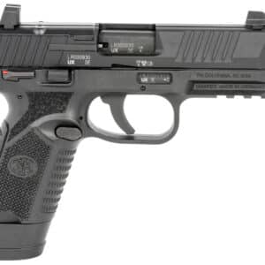 FN 66101010 502 Tactical 22 LR 10+1 15+1 4.60" Black Steel Threaded Barrel, Black Optic Ready/Serrated Slide & Polymer Frame w/Picatinny Rail, Black Textured Polymer Grip, Ambidextrous