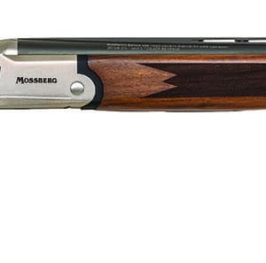 Mossberg 75475 Silver Reserve Full Size 20 Gauge Break Open 3" 2rd 26" Matte Blued Over/Under Vent Rib Barrel, Satin Silver Stainless Steel Engraved Receiver, Fixed Black Walnut Stock, Right Hand