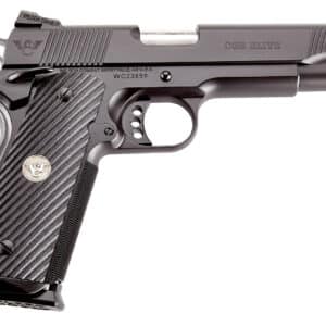 Wilson Combat CQBEFS45A CQB Elite 45 ACP 8+1 5" Stainless Match Grade Barrel, Black Serrated Carbon Steel Slide, Black Carbon Steel Frame w/Beavertail, Black G10 Starburst Grip