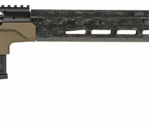 Christensen Arms 8010302000 Modern Precision 6mm Creedmoor 24" Threaded Carbon Fiber Barrel 5+1, Black Nitride Finish, Desert Brown Anodized Folding Stock, Polymer Grip