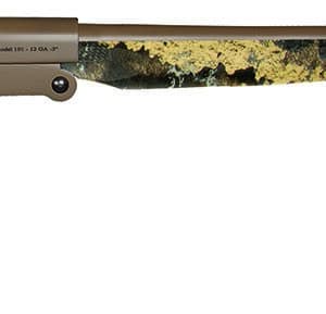 Charles Daly 930338 101 Compact 20 Gauge Break Open 3" 1rd 26" Flat Dark Earth Cerakote Steel Barrel & Receiver, Fixed TrueTimber Prairie Synthetic Stock, Beretta/Benelli Mobil Choke System