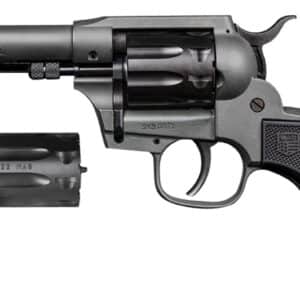 Diamondback DB0500A051 Sidekick 22 LR/22 Mag 9 Shot, 4.50" Dark Gray Cerakote Steel Barrel & Cylinder, Dark Gray Cerakote Zinc Alloy Frame, Black Polymer Grip, Hammer Safety, Exposed Hammer