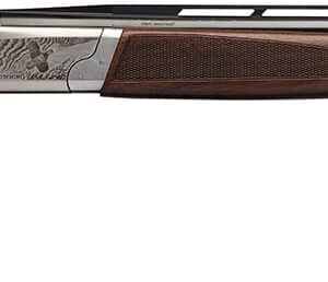 Browning 018701606 Cynergy Micro Midas 12 Gauge 3" 2rd 24" Satin Blued Barrel, Game Scene Engraved Silver Nitride Rec, Grade I/II Satin Walnut Stock